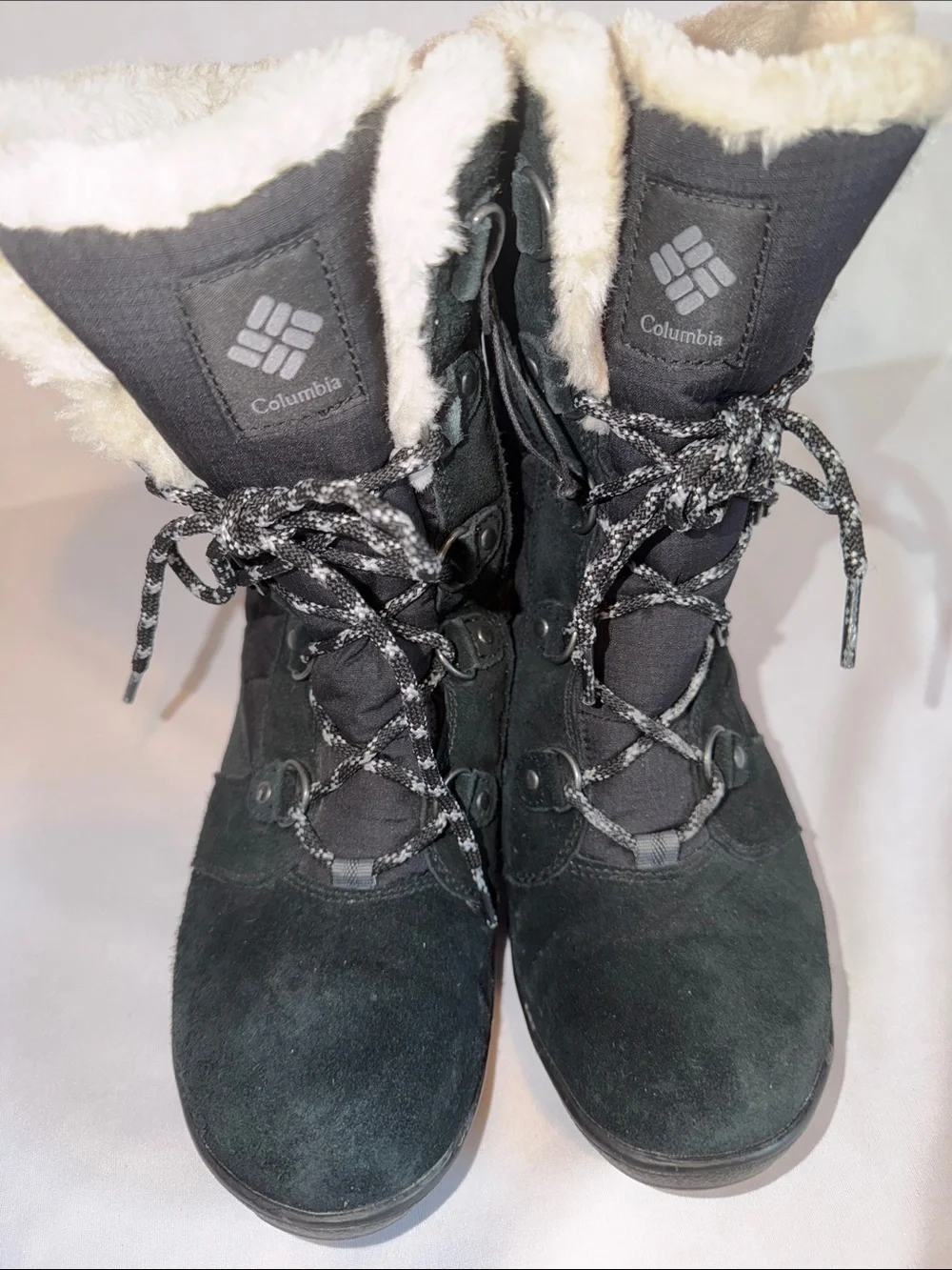 Columbia Black Omni Grip Winter Boots Women's Size 9